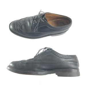 Florsheim Imperial Vintage Black Wingtip Oxfords